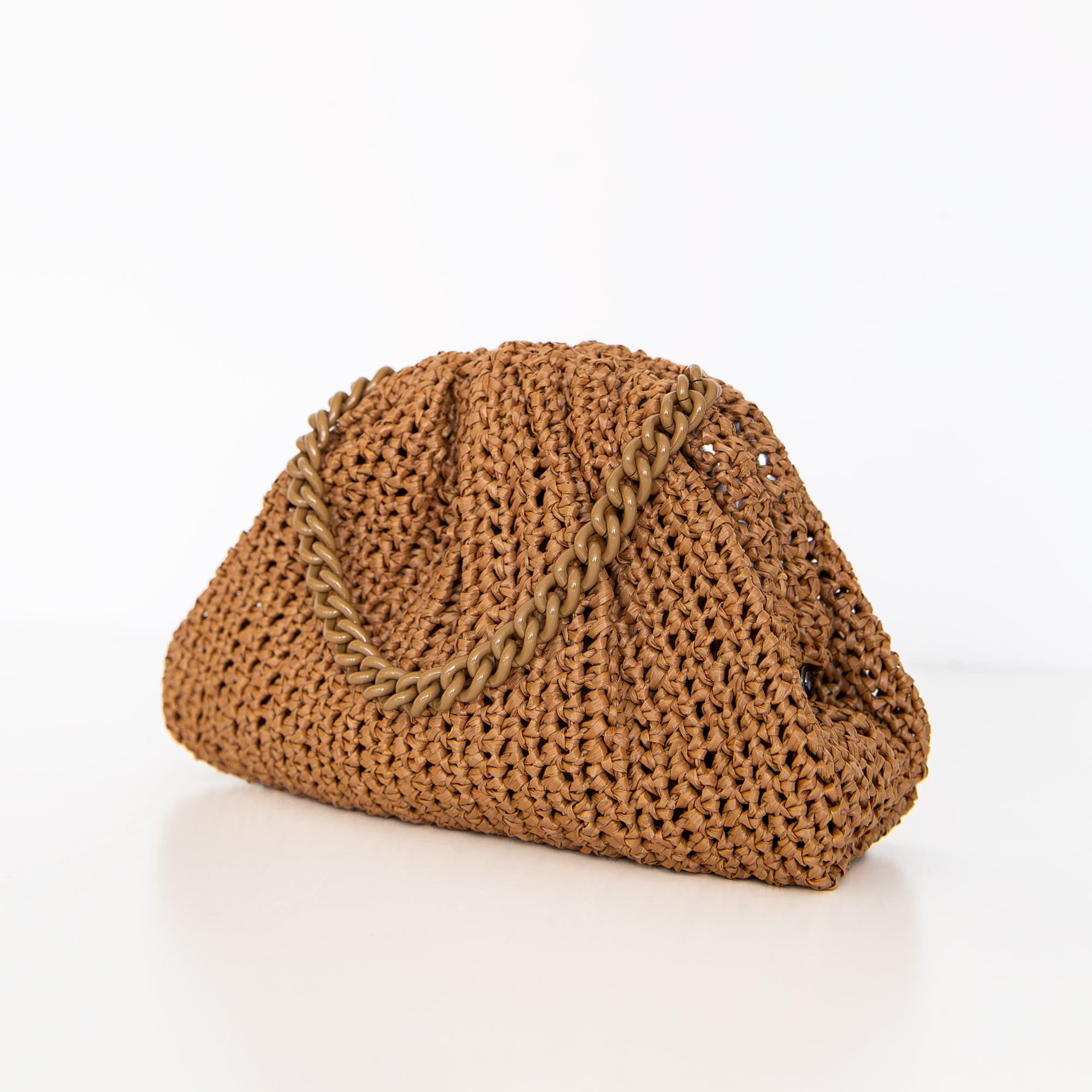 Mini Game Crochet Solid in Tabacco, from Maria La Rosa