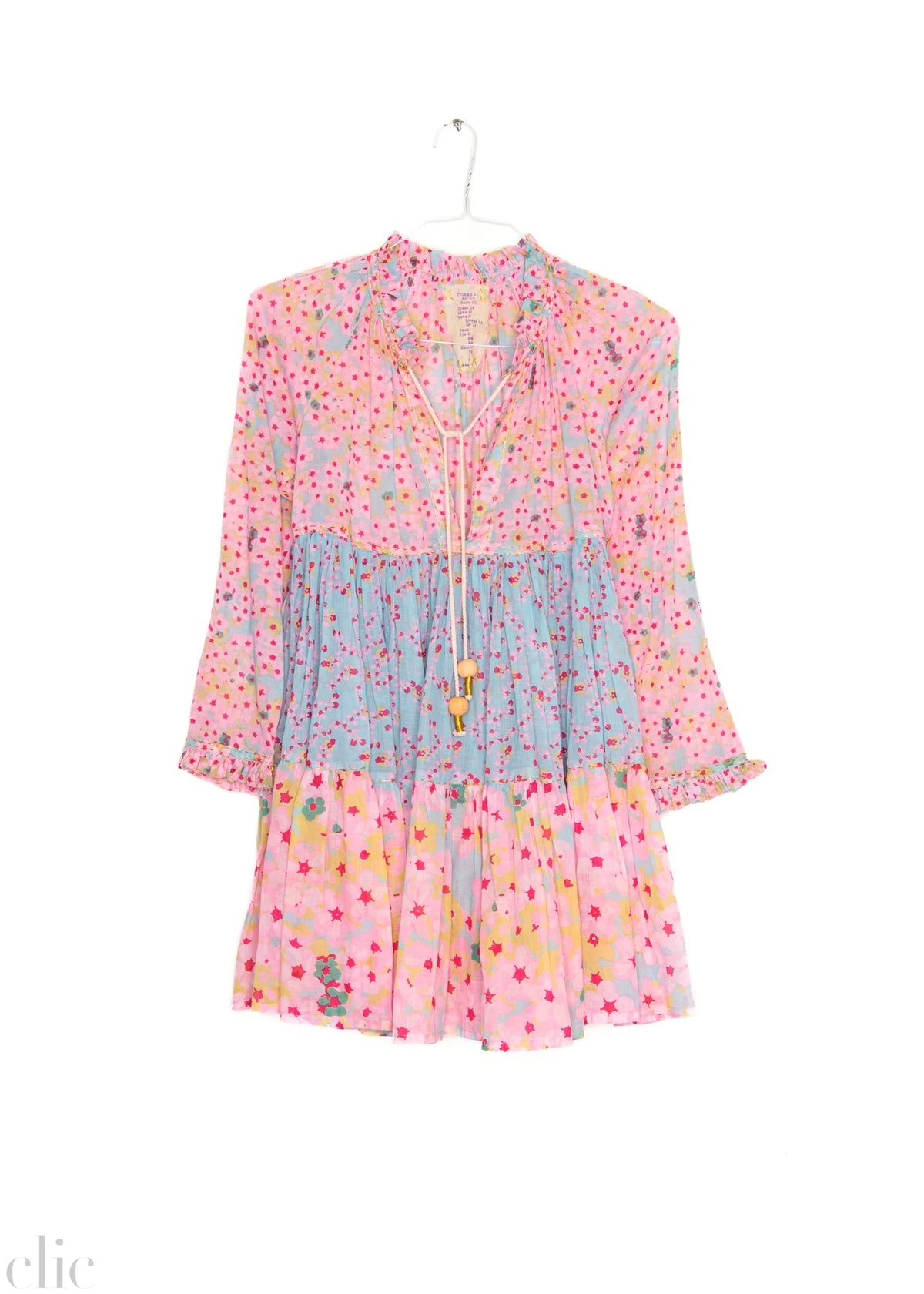 Mini Hippy Dress in Spearmint, from Yvonne S