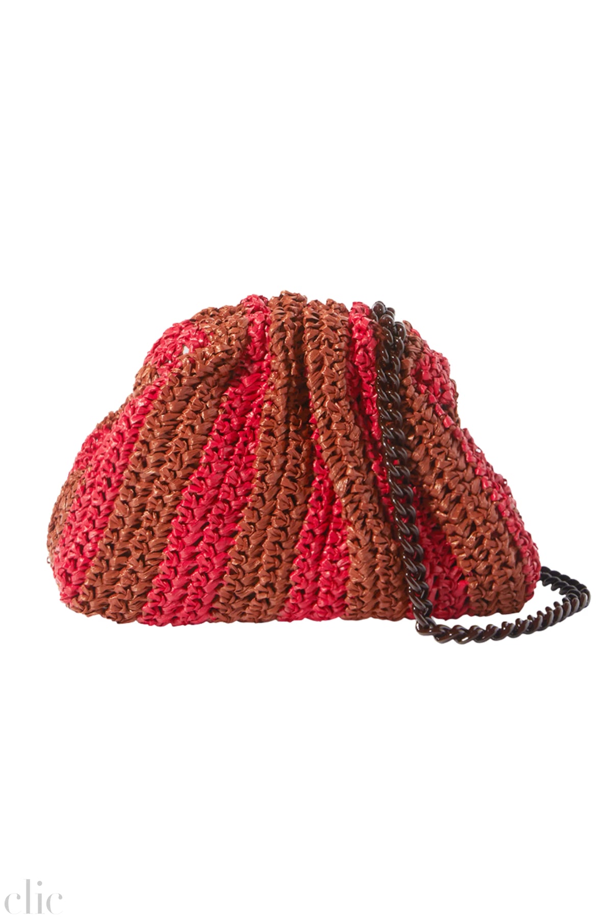 Mini Game Chrochet Bag in Cocco, from Maria La Rosa