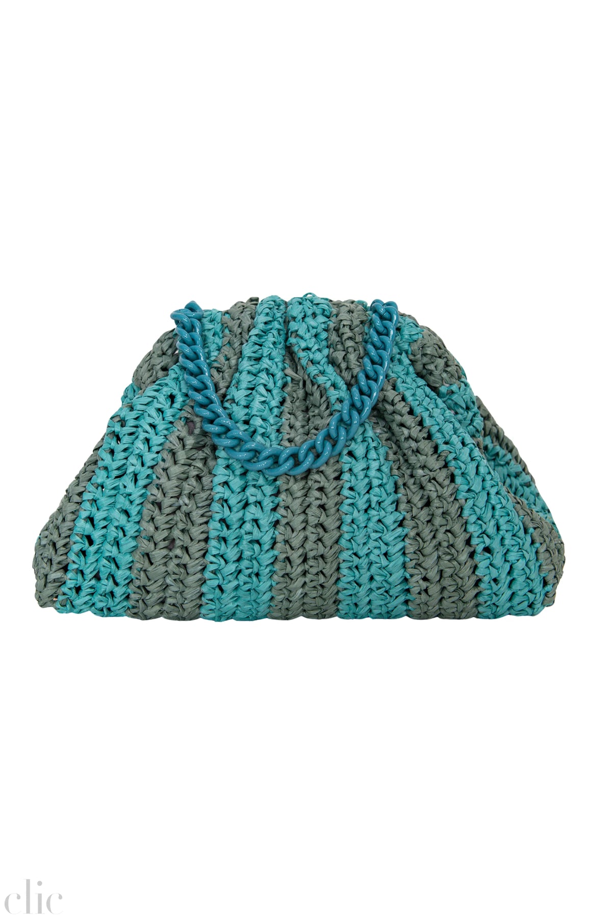 Mini Game Crochet Bag in Water, from Maria La Rosa