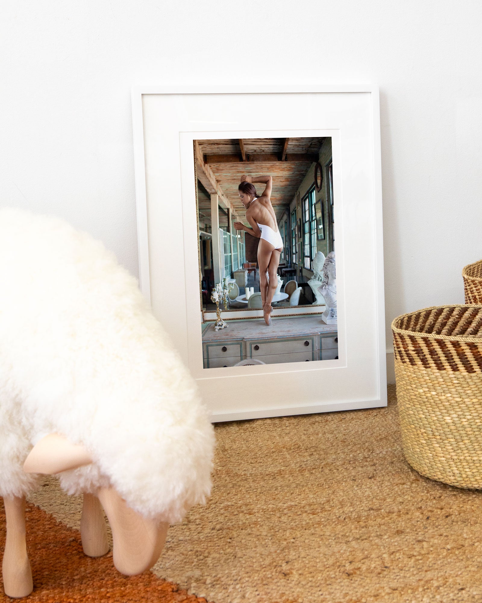 Misty Copeland White Mirror by Gregg Delman