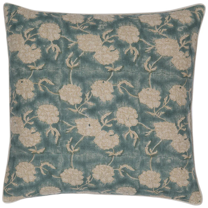 Modern Marigold Pillow in Teal, from Filling Spaces