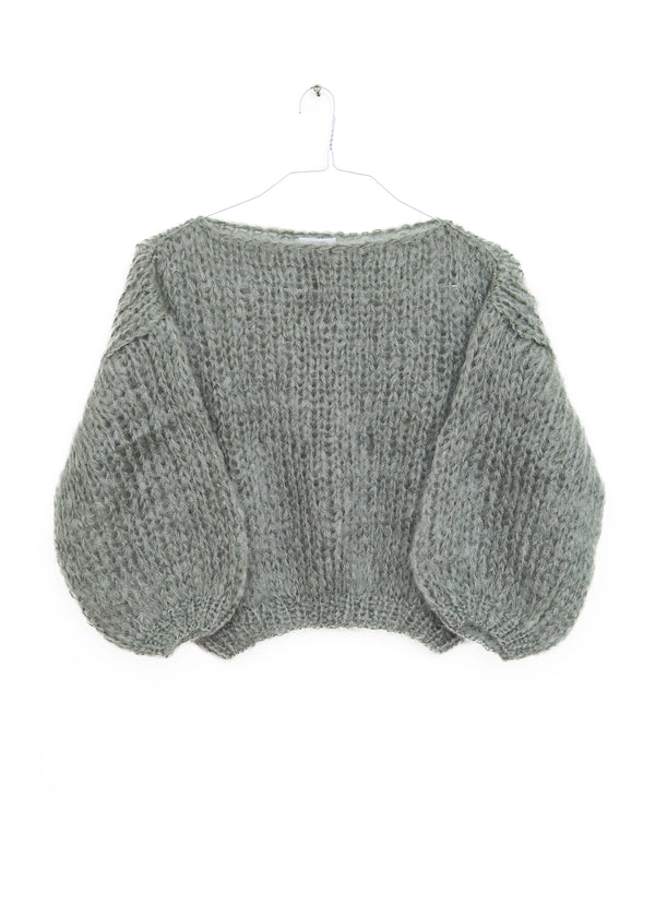 Mohair Big Sweater in Mudd, from Maiami