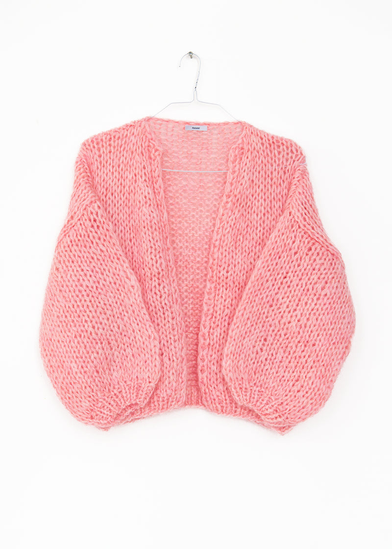 Mohair Bomber Cardigan in Rose Miel, from Maiami