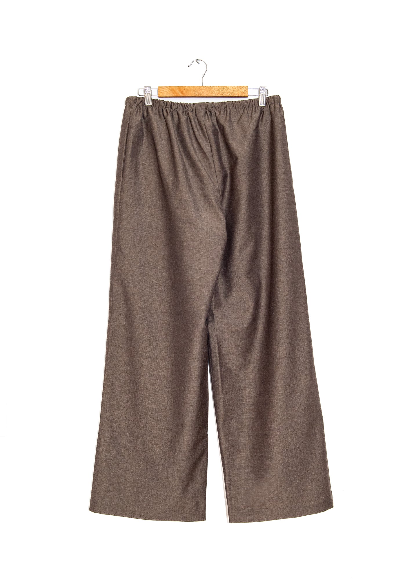 Mohair Relaxed Pants in Smoke Brown, from Cordera