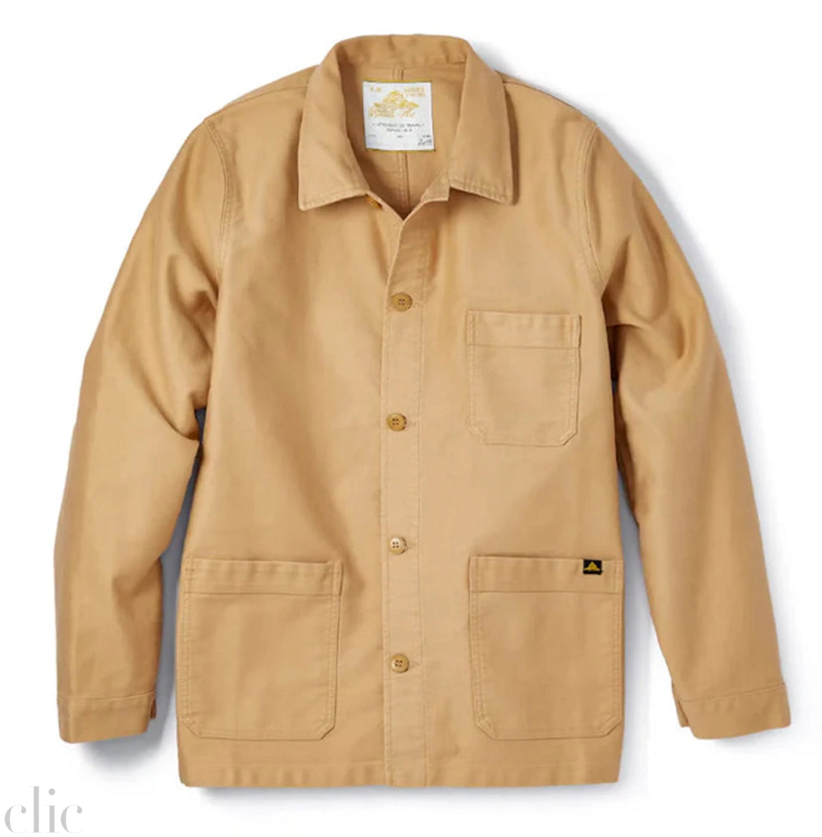 ブラームス/ Ligit Moleskin Work Jacket Moleskin Work Jacket in Kraft, from Le Mont Saint Michel