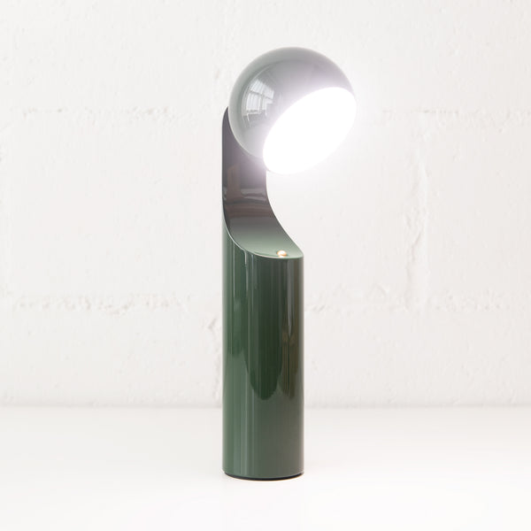 Mono Portable Reading Lamp in Forest Green, from Fine Lumens