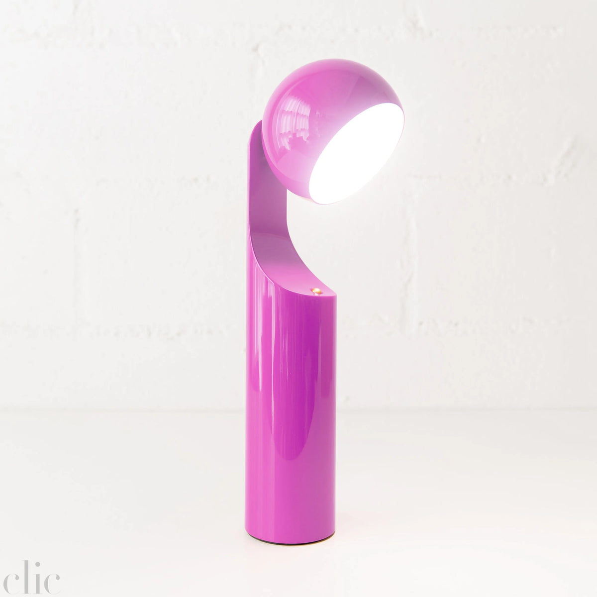 Portable Reading Lamp in Hot Pink