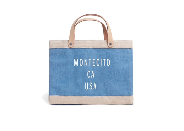 Montecito Petite Market Bag in Parisian Blue, from Apolis