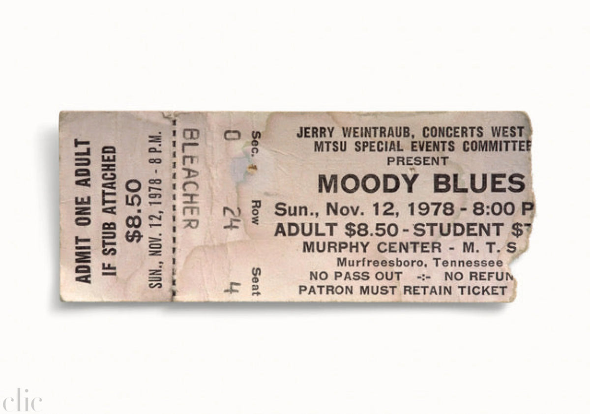 The Moody Blues, Murphy Center, Murfreesboro, TN 1978 by Blaise Hayward