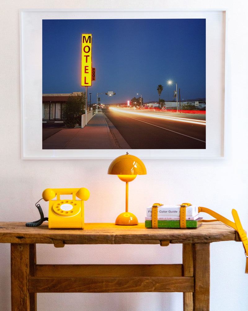Motel Night in 29 Palms, California by Rob Hann