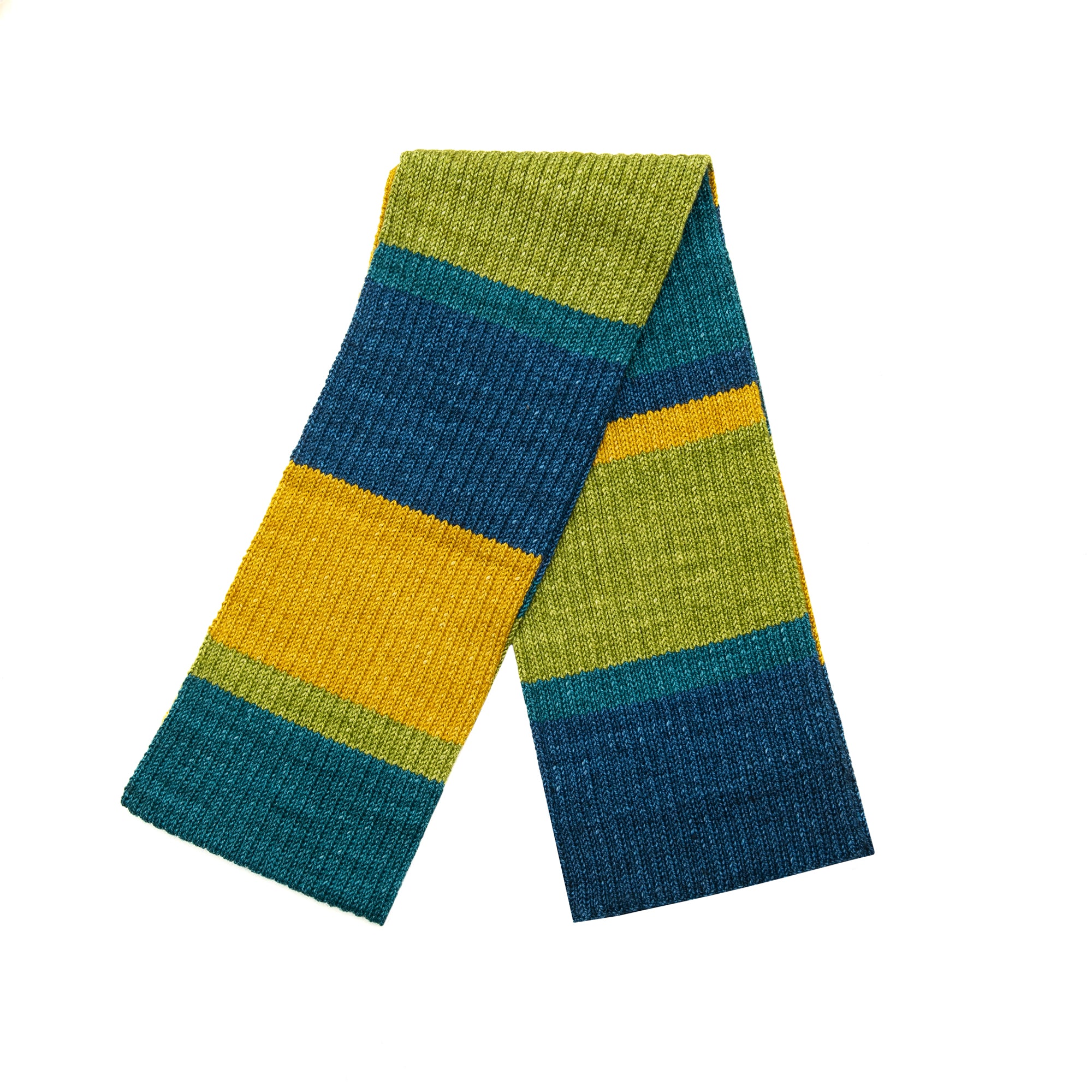 Multiverse Scarf in Blue & Green, from Meg Cohen