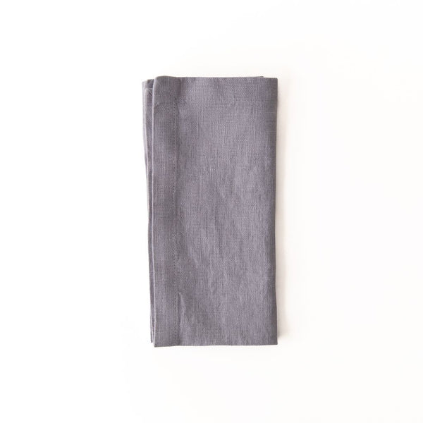 Light Grey Linen Napkins Set of 2, from Linen Tales