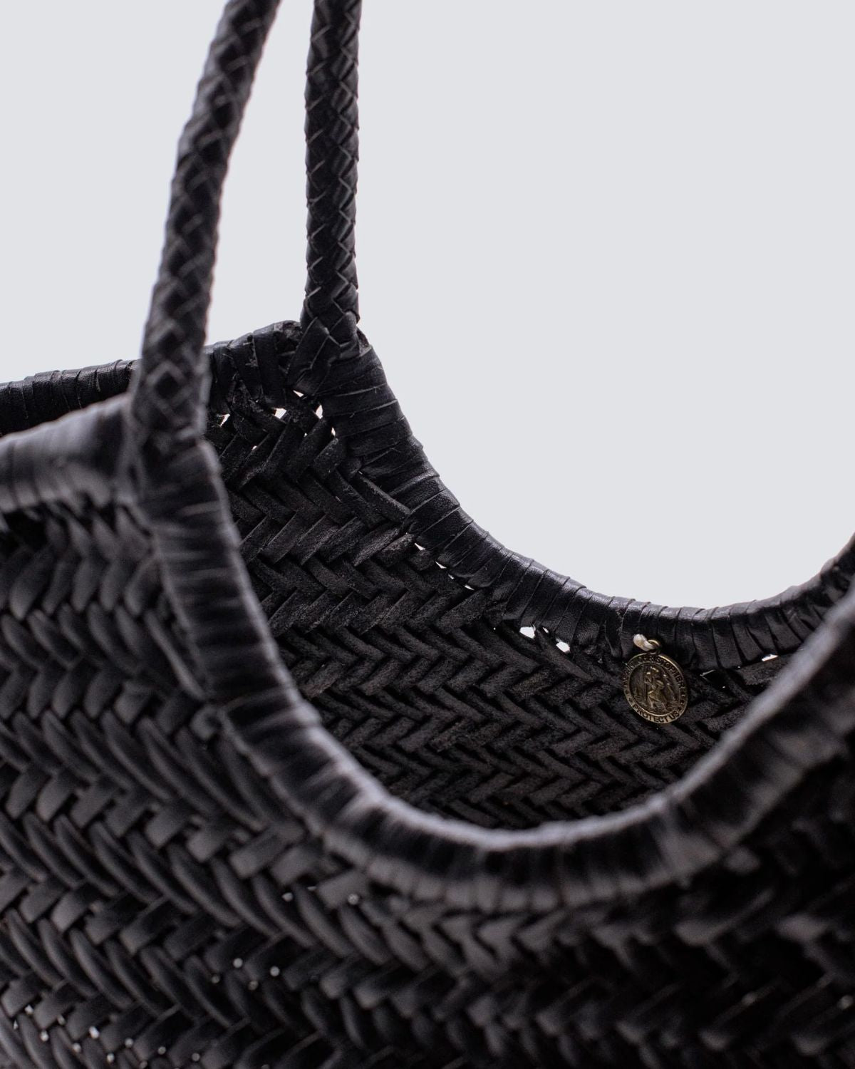 Nantucket Big Basket Bag in Black, from Dragon Diffusion