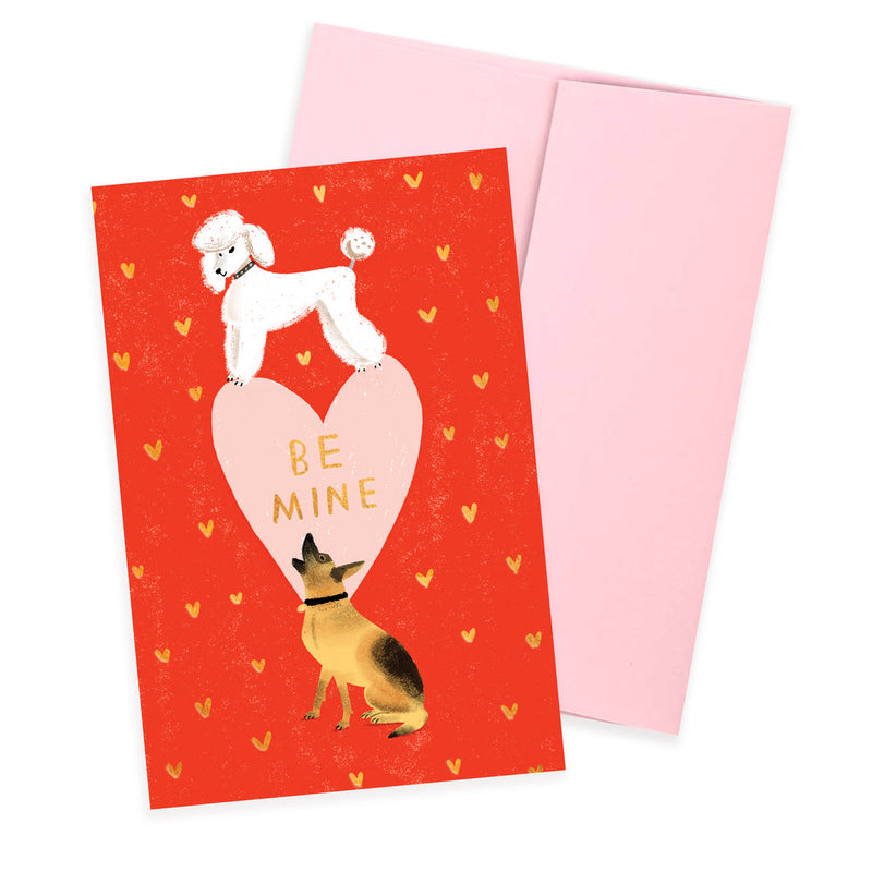 Puppy Love Valentine Card, from Carolyn Suzuki Goods
