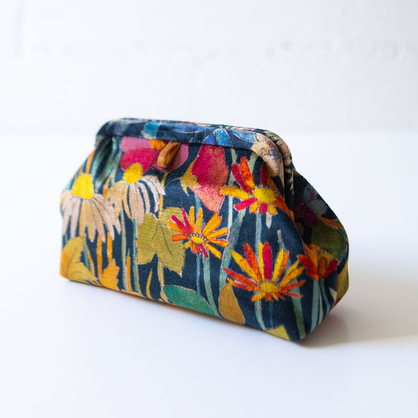 Liette Printed Velvet Clutch, from Marian Paquette