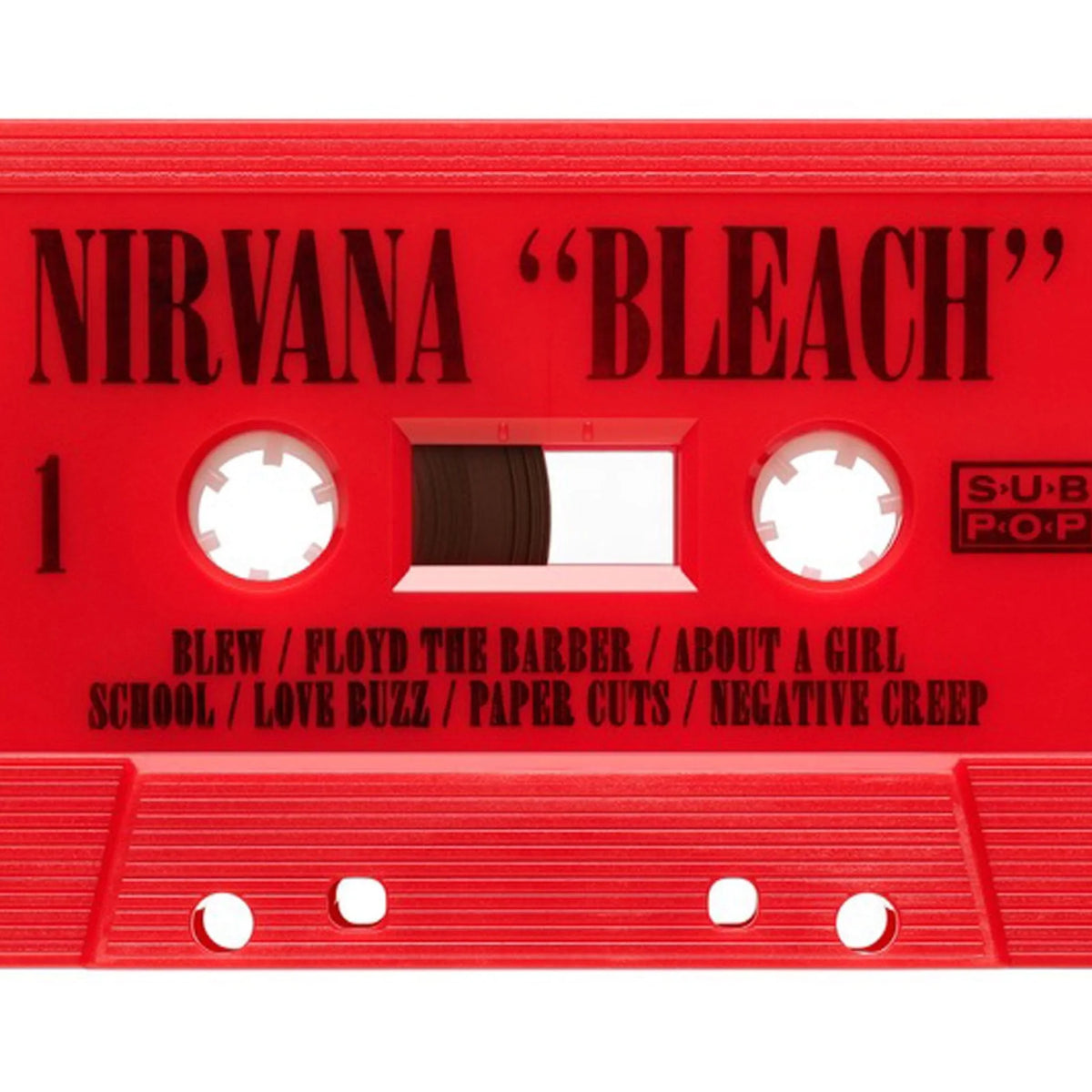 Nirvana - Bleach Red by Julien Roubinet