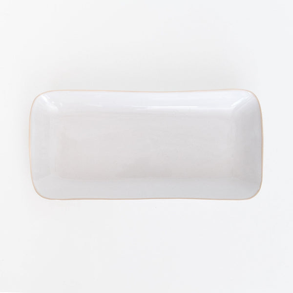 Rawn Platter in Beach Sand White, from Wonki Ware