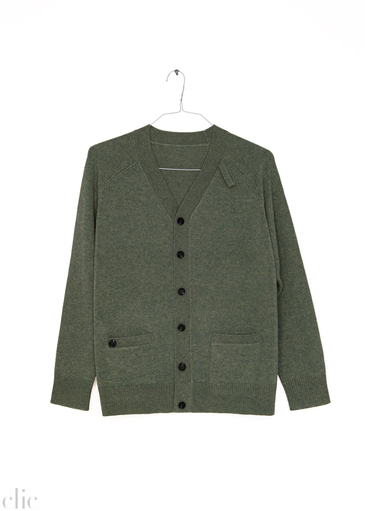 No.500 H Cardigan in Grass, from Hannayoo Works