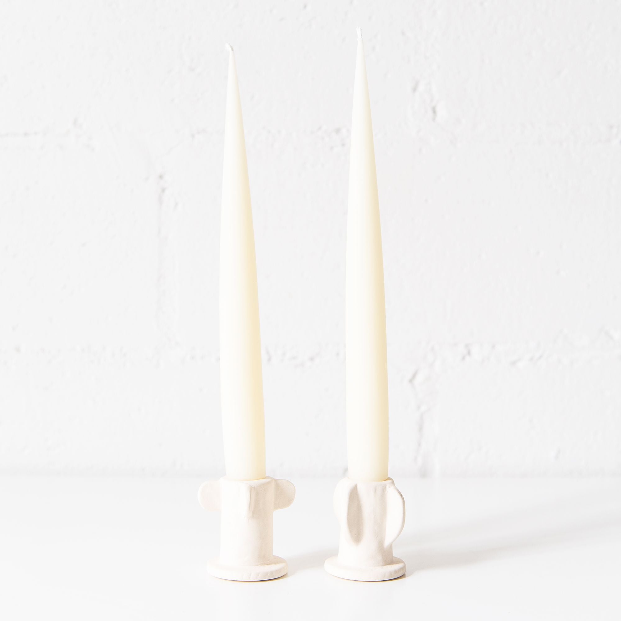 Apollo Taper Candle in Cream, from Greentree Home