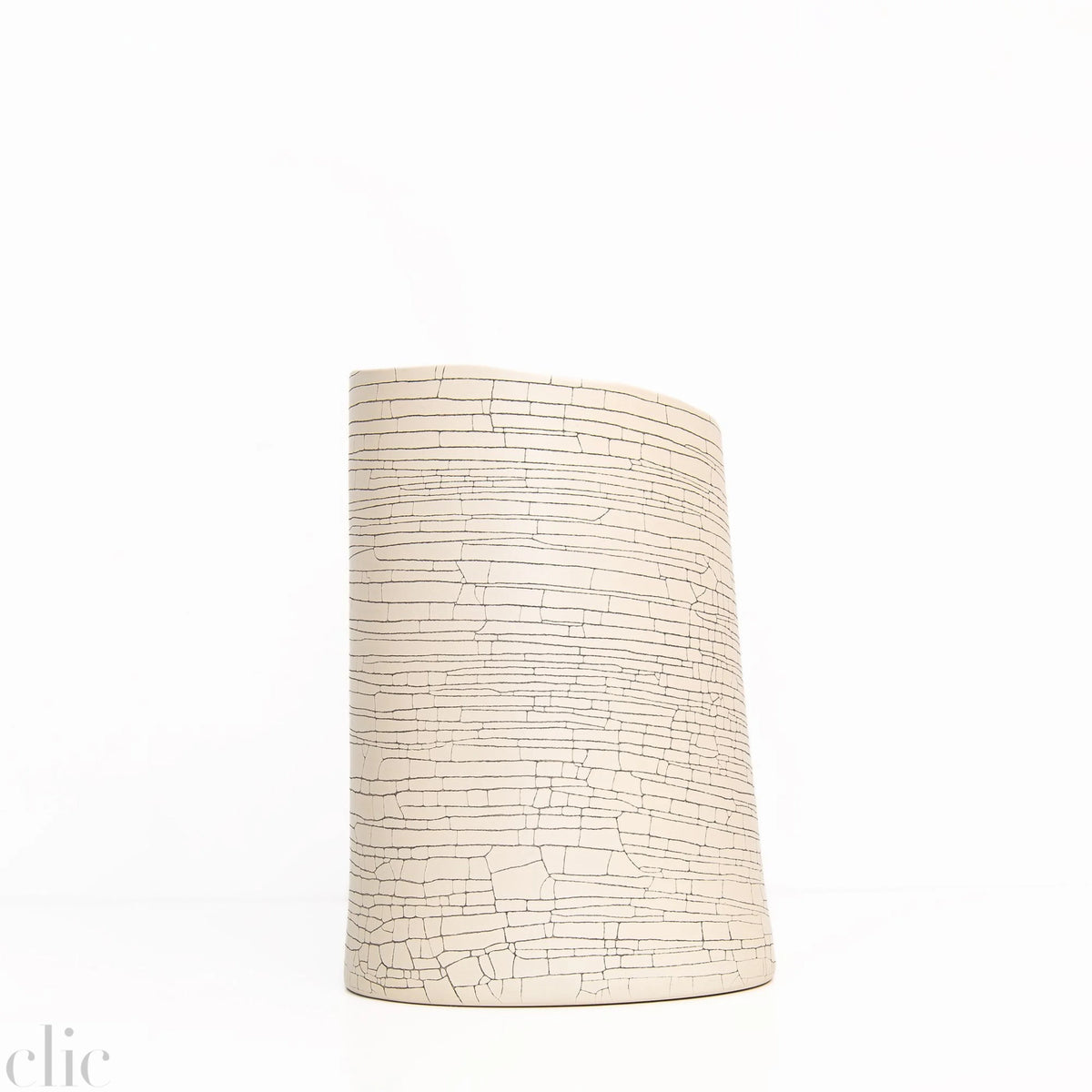 Torre 2 in White Craquele, from Rina Menardi