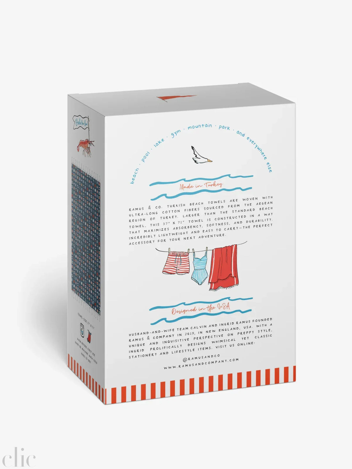 Turkish Beach Towel Nautical Flags