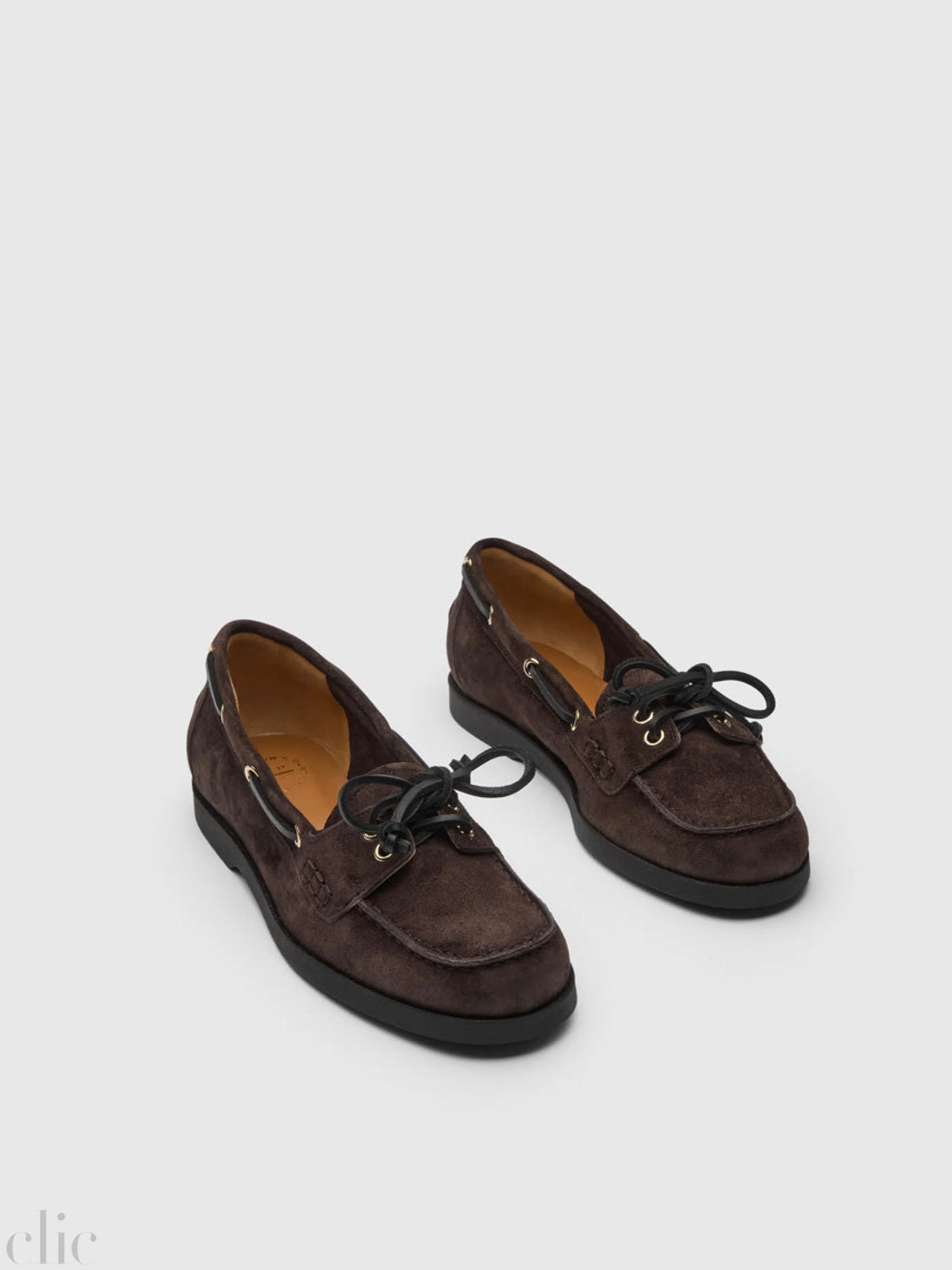 Nesso Boat Shoe in Walnut Suede, from ATP Atelier
