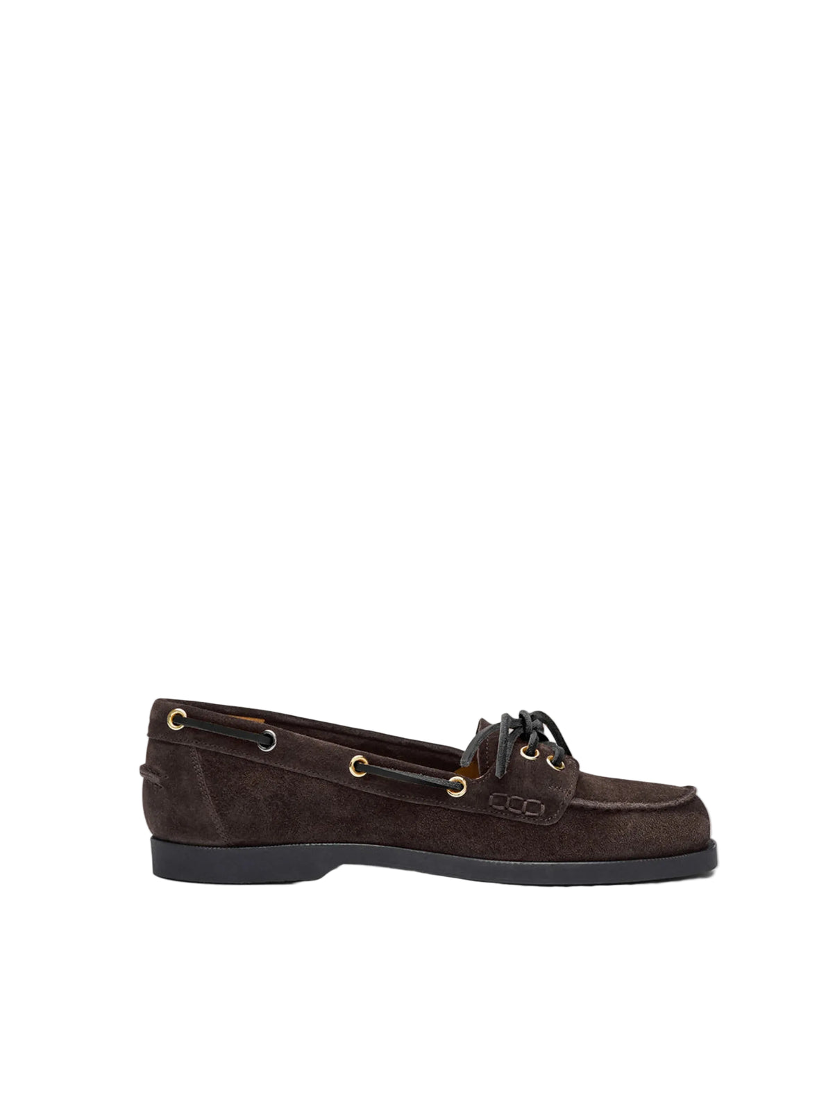 Nesso Boat Shoe in Walnut Suede, from ATP Atelier