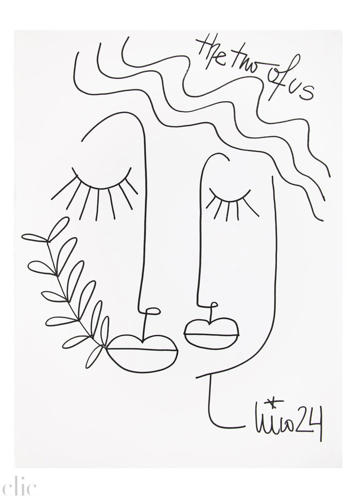 Large Visage 8 in Black & White, by Nicolette Schouten