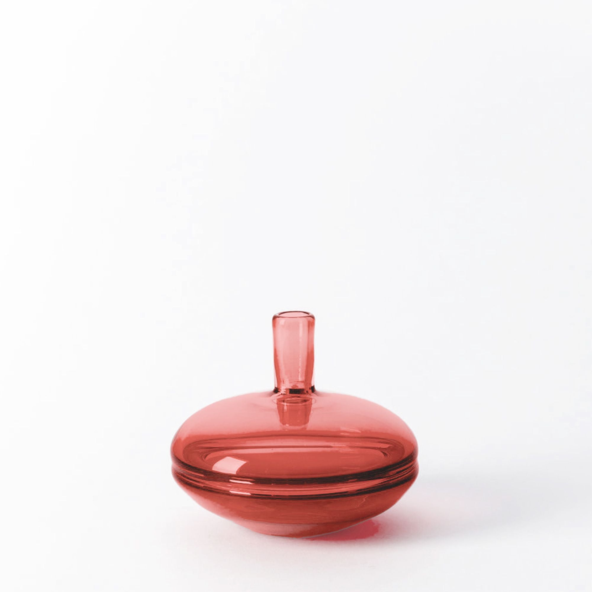 Small Low Relection Bottle in Ruby, from Gary Bodker