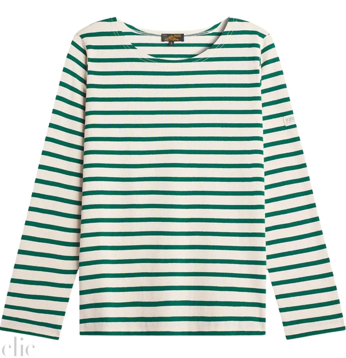 Tilda Mariniere Long Sleeve in Off Green, from Le Mont Saint Michel