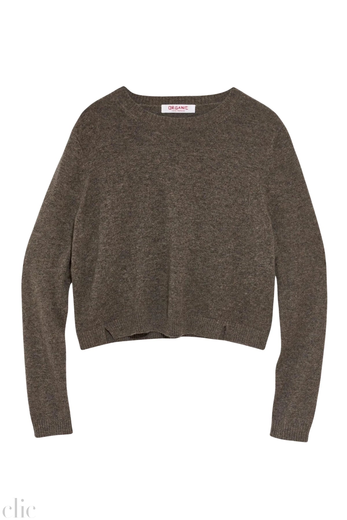 Nina Crop Jumper in Otter, from Organic by John Patrick