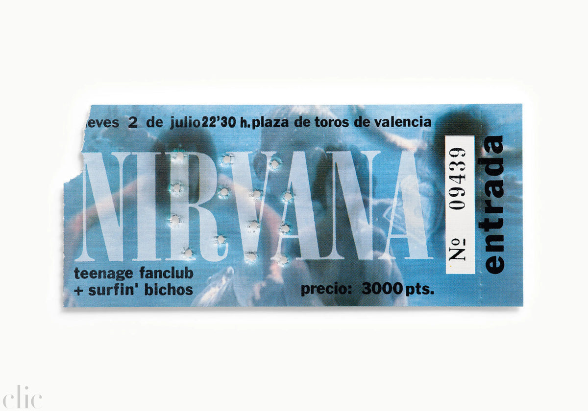 Nirvana, Plaza de Toros de Valencia, Valencia, Spain 1992 by Blaise Hayward