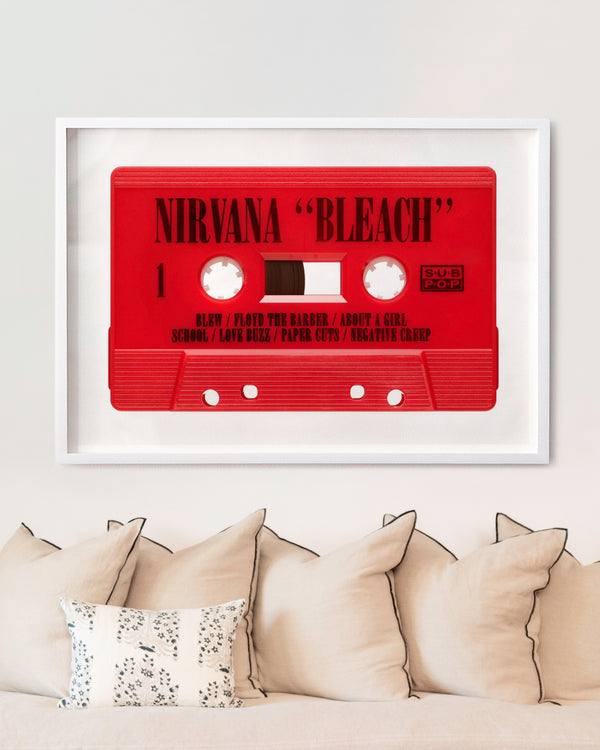 Nirvana - Bleach Red by Julien Roubinet