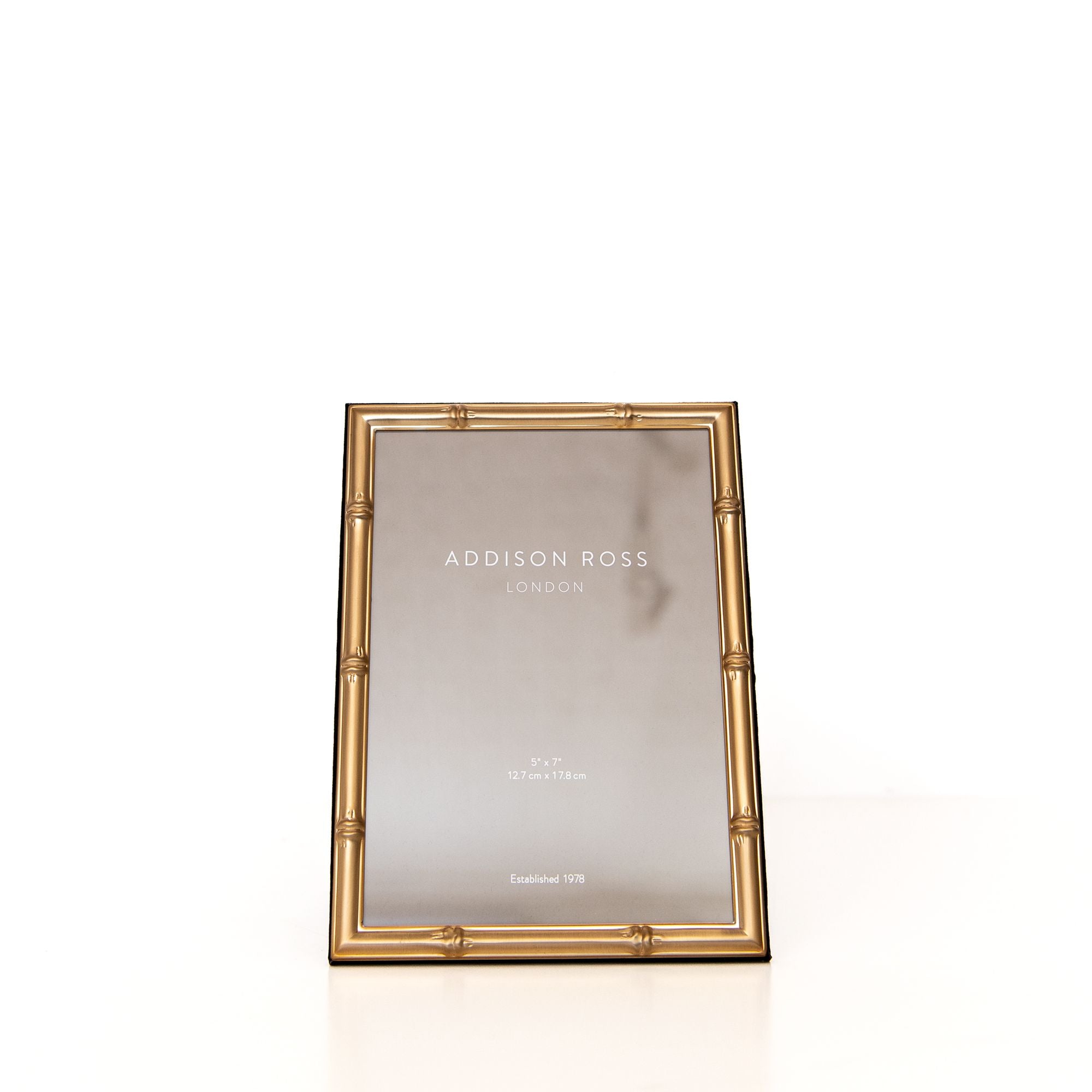 Bamboo Frame in Mat Gold, from Addison Ross