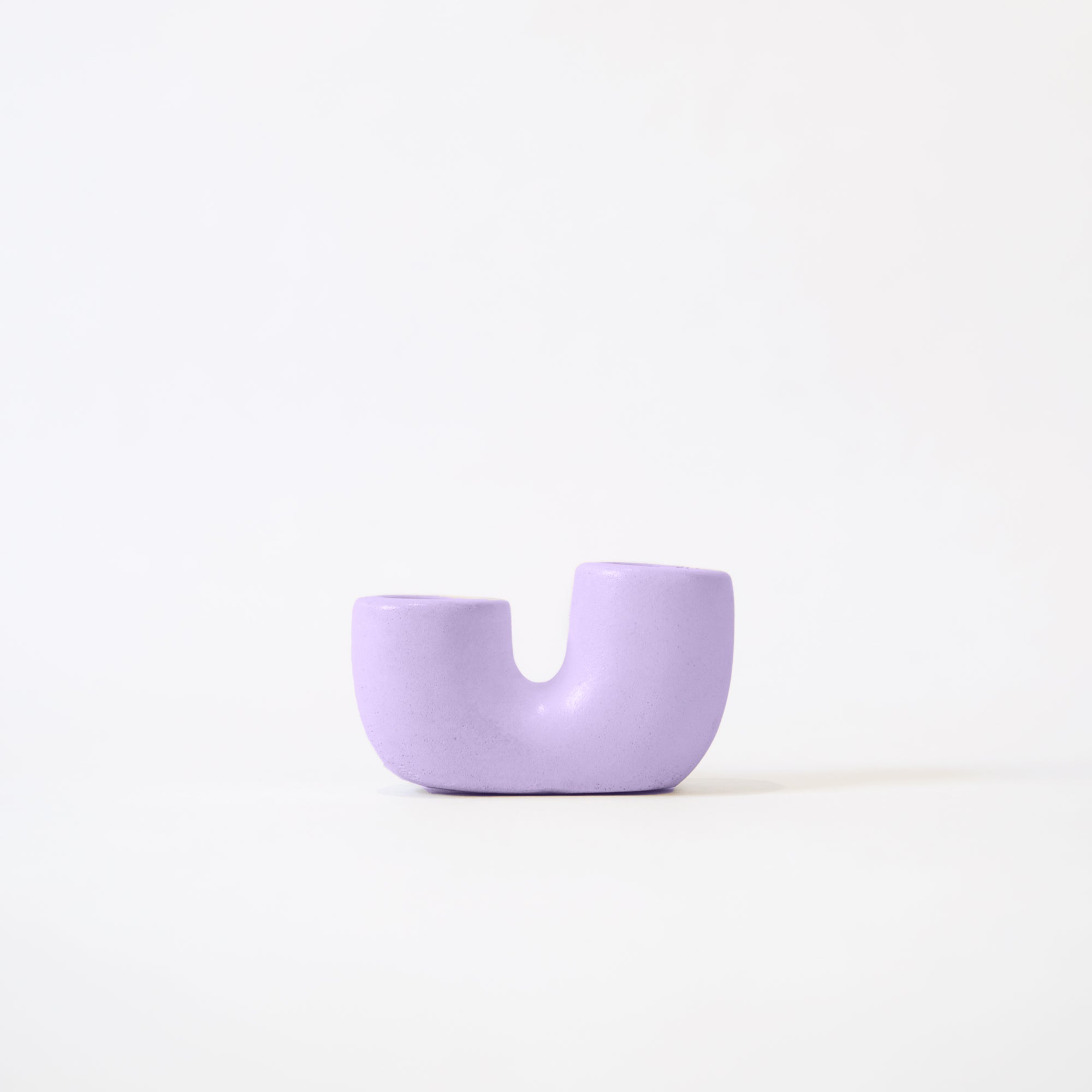 Nordic "U" Shaped Candle Holder in Purple, from Casa Amarosa