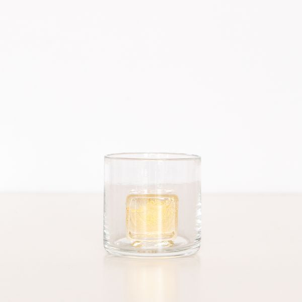 Cube Glass in Gold, from Nate Cotterman