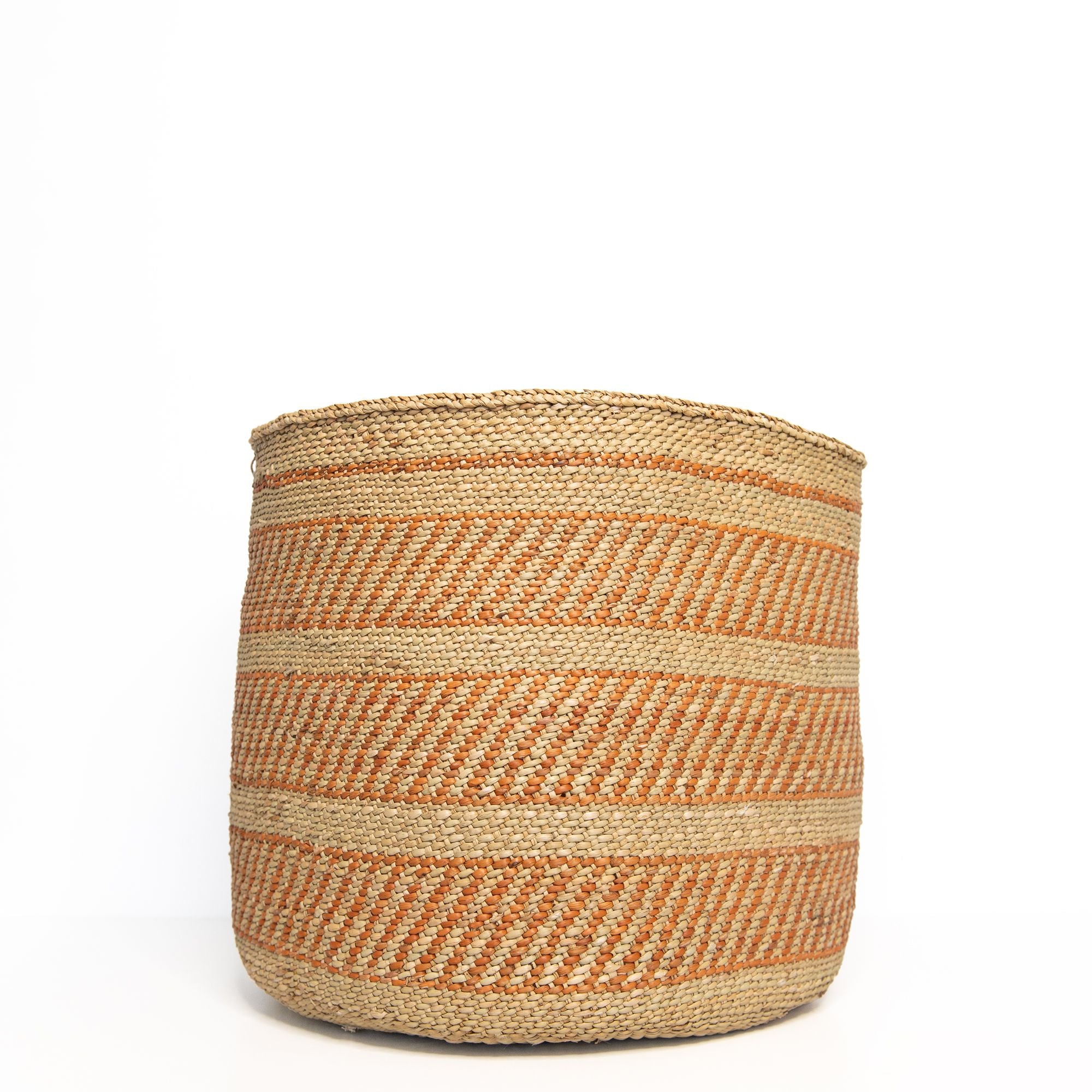 Extra Large Iringa Aburn Stripe Basket