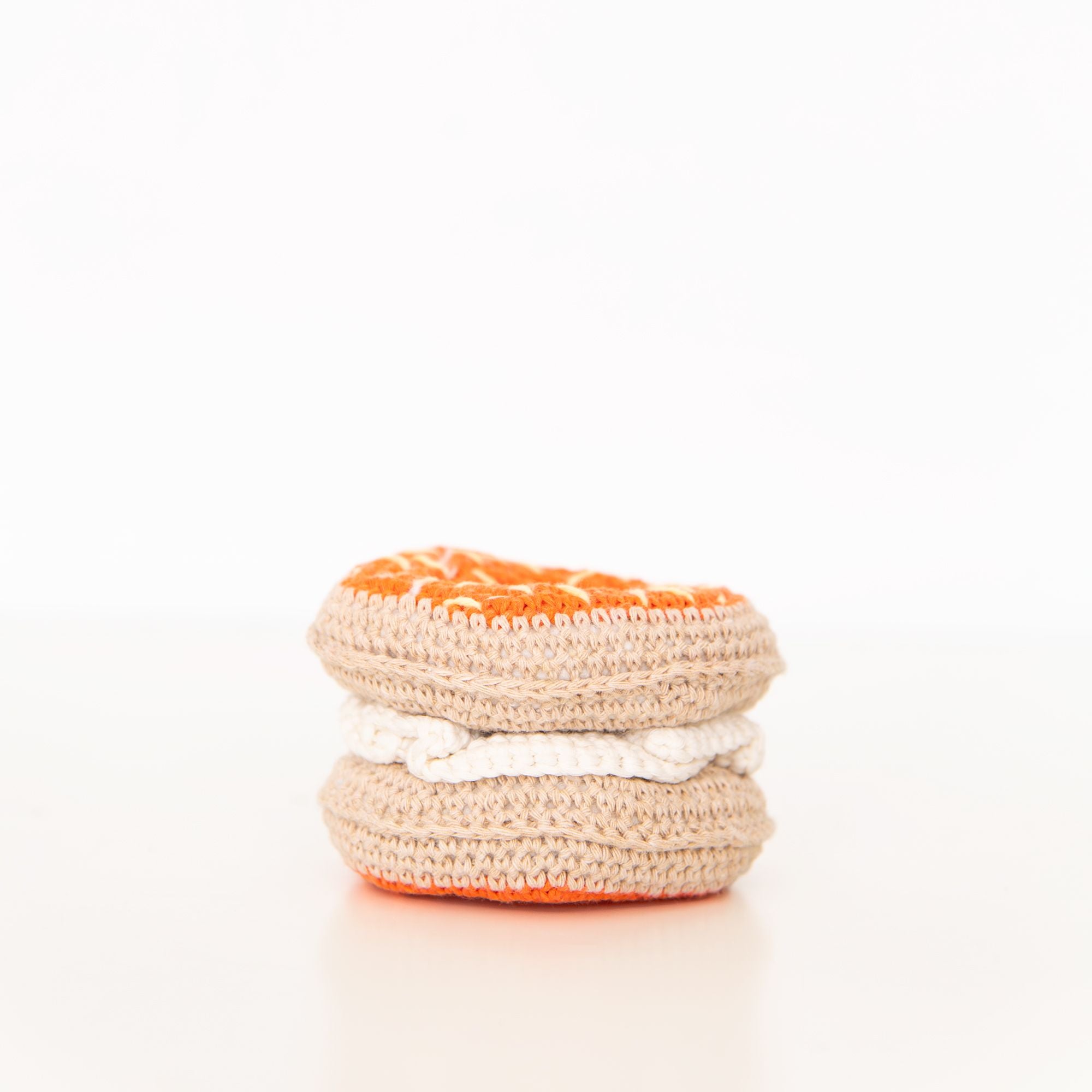 Hand Crochet Bagel & Cream Cheese, from Ware of the Dog