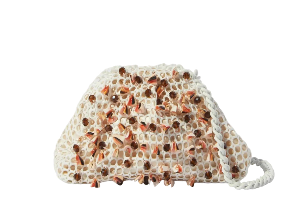 Oceana Mini Bag in Popcorn Cream, from Maria La Rosa