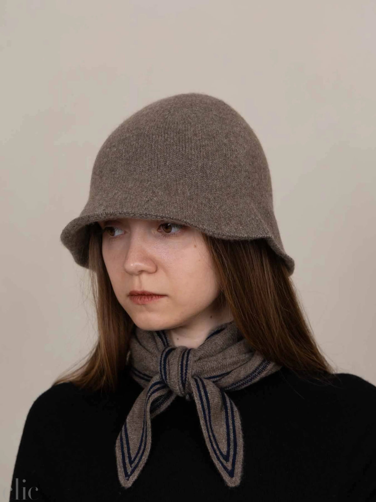 Bronte Cashmere Scarf in Tan, from Oats & Rice