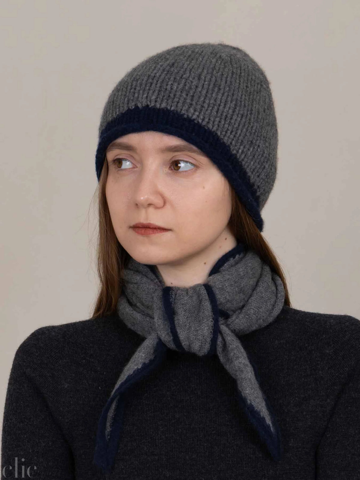 Cashmere Scarf in Grey, from Oats & Rice