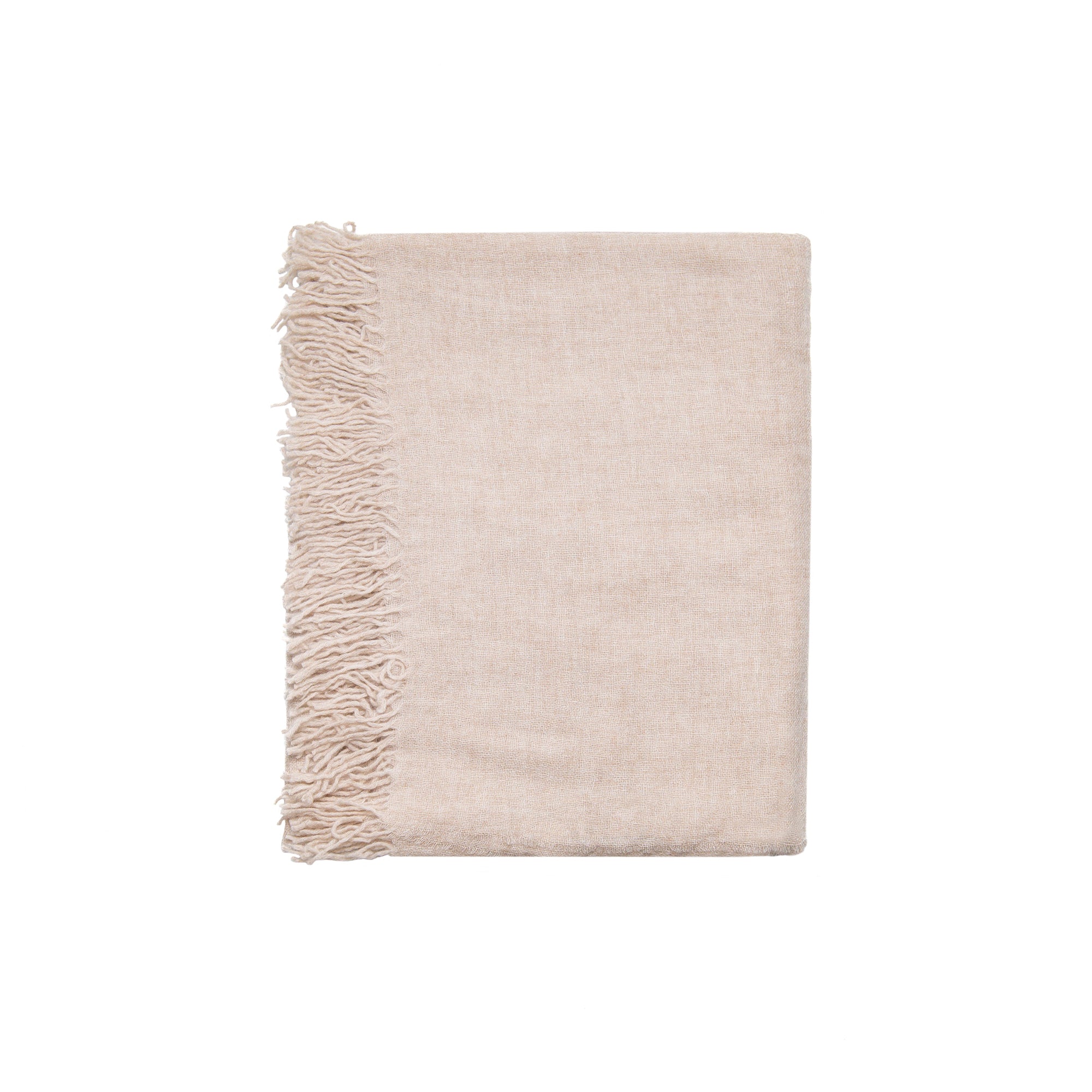 Airy Cashmere Wrap in Cream, from Oats and Rice