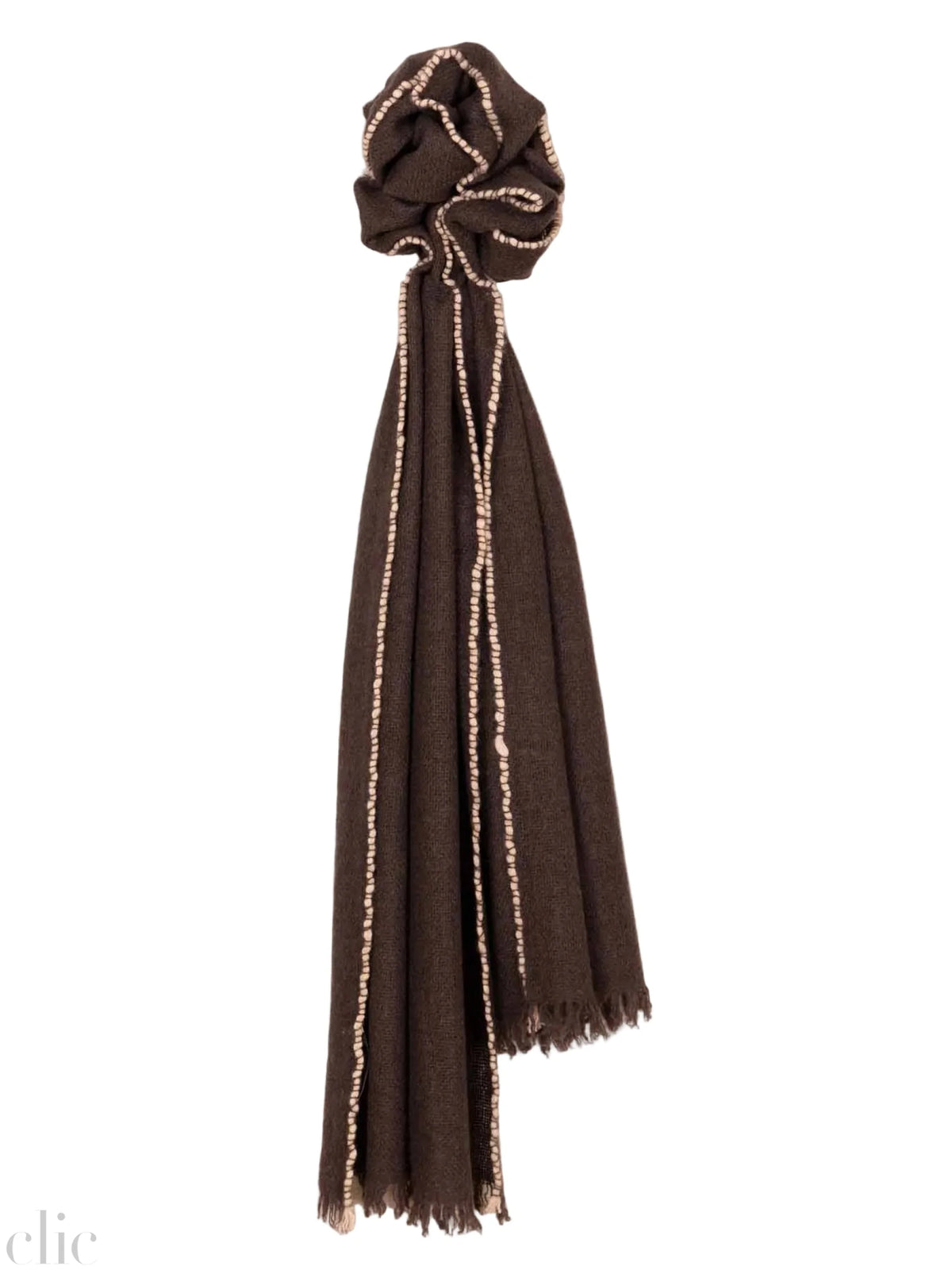 Long Cashmere Scarf in Cocoa, from Oats & Rice
