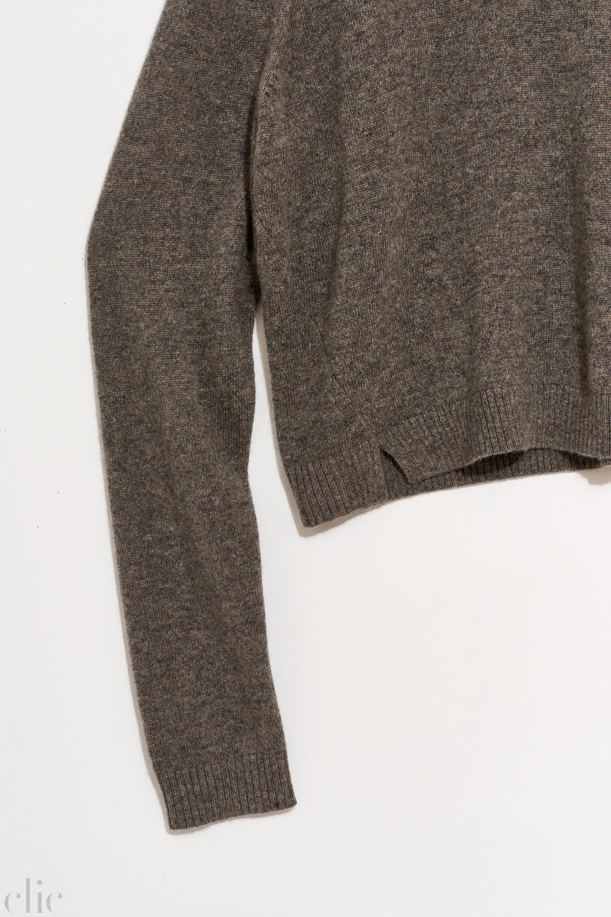 Nina Crop Jumper in Otter, from Organic by John Patrick