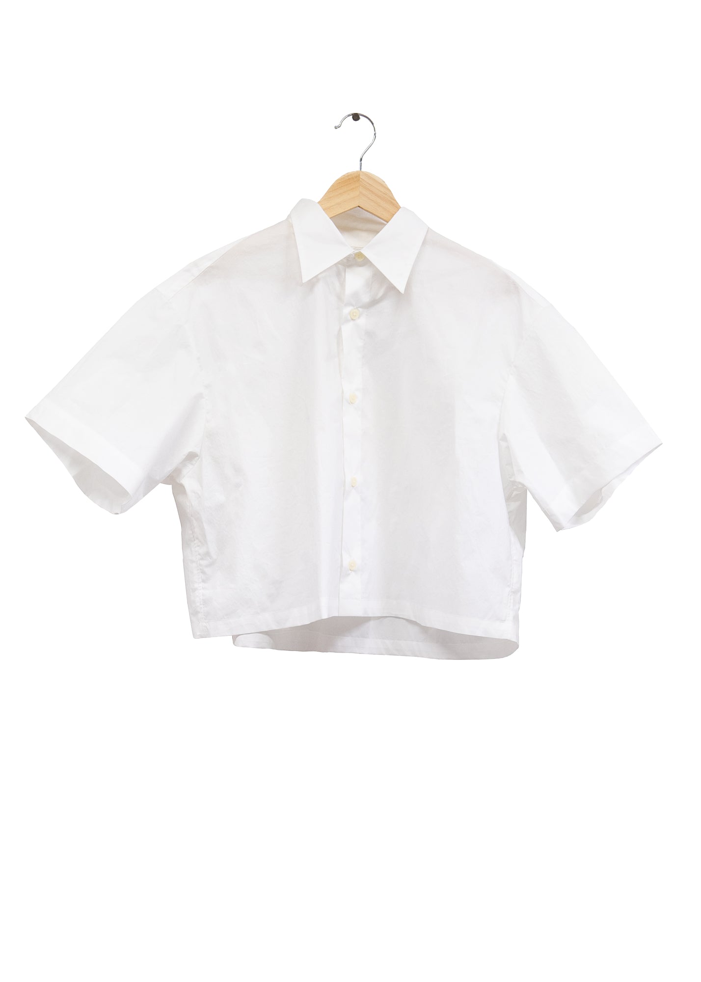 Odette Poplin Top in White, from Nicholson & Nicholson
