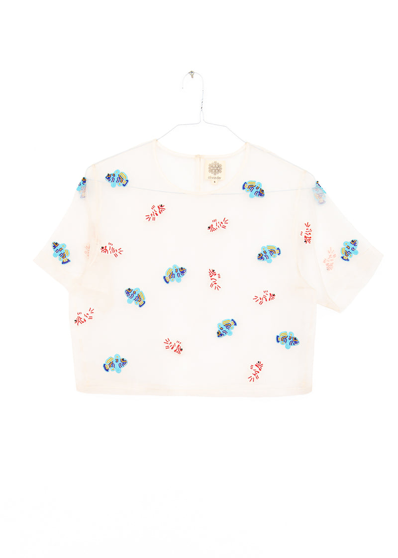 Organza T-shirt Fish, from Olivia Dar