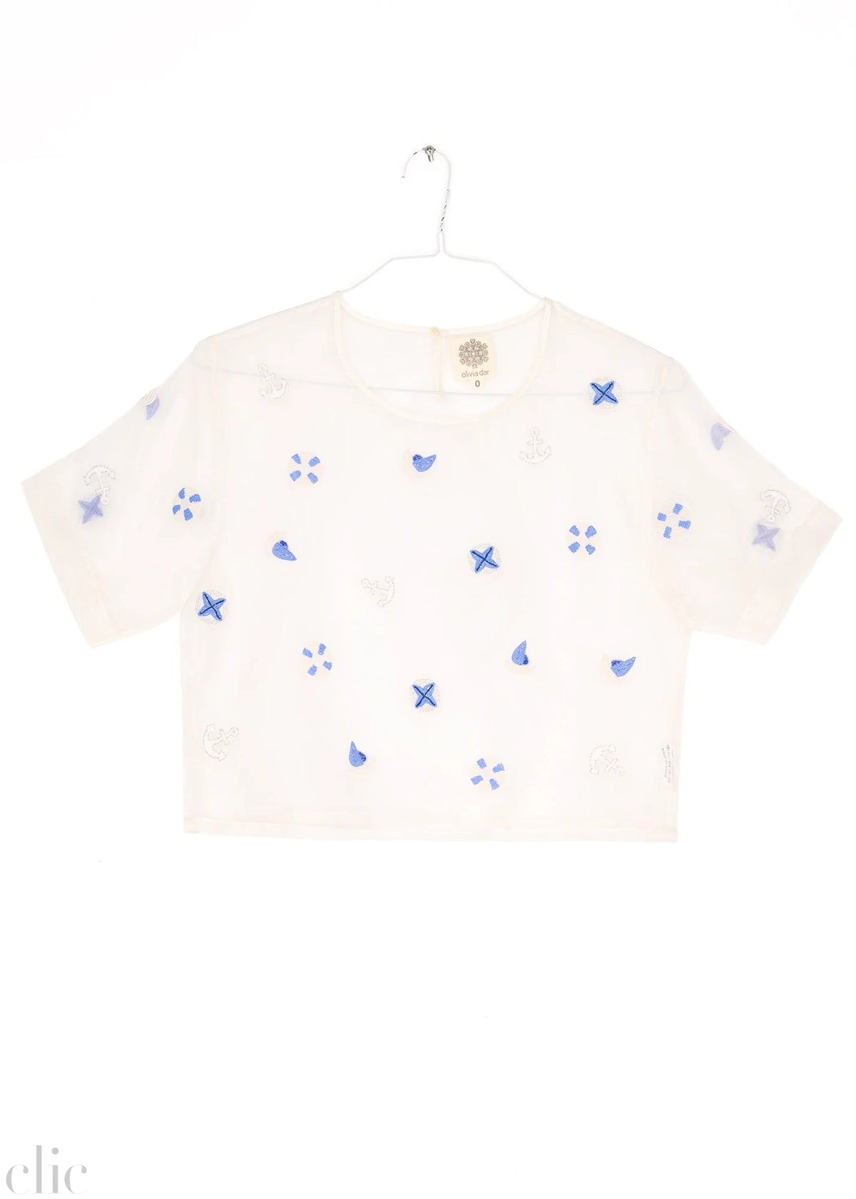 Nautical Organza Top, from Olivia Dar