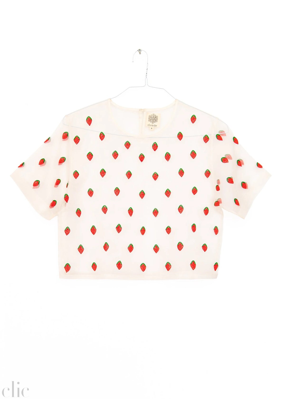 Organza T-shirt Strawberry, from Olivia Dar