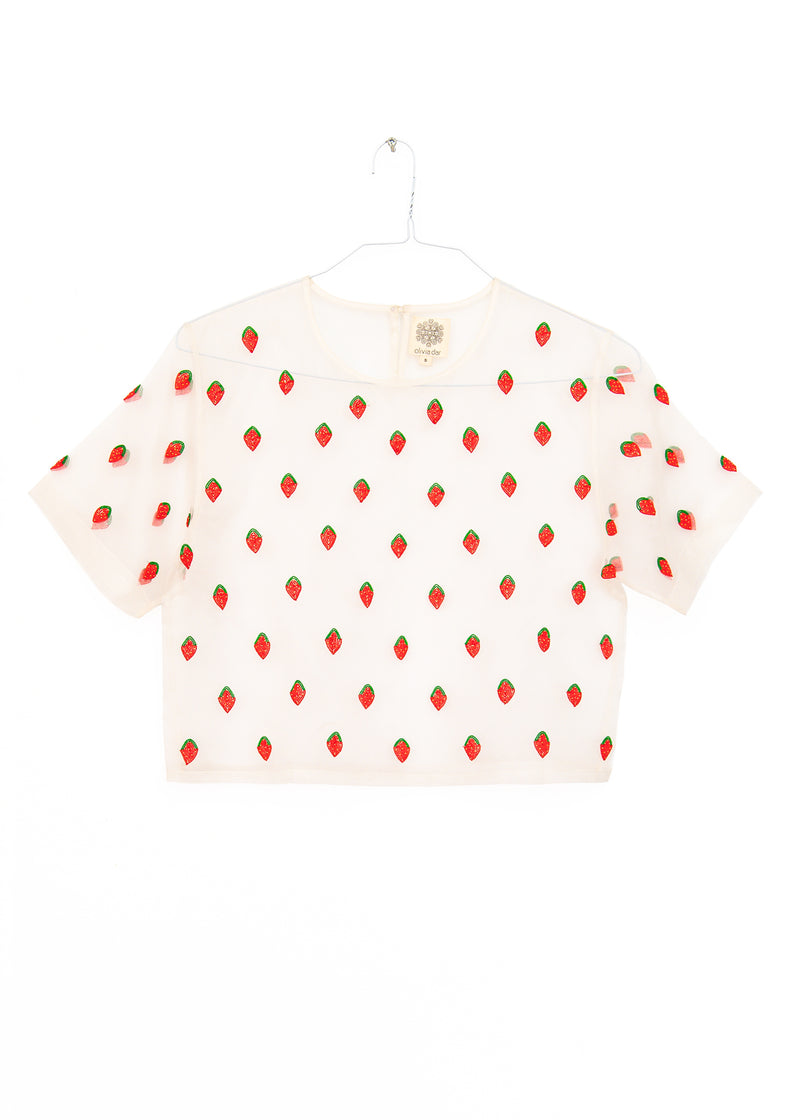 Organza T-shirt Strawberry, from Olivia Dar
